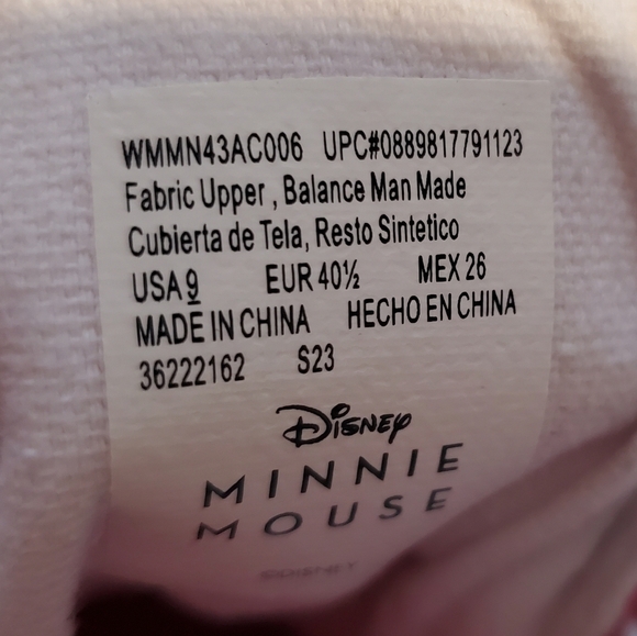 Disney Red and White Minnie Mouse Women's Sneakers - Picture 2 of 6